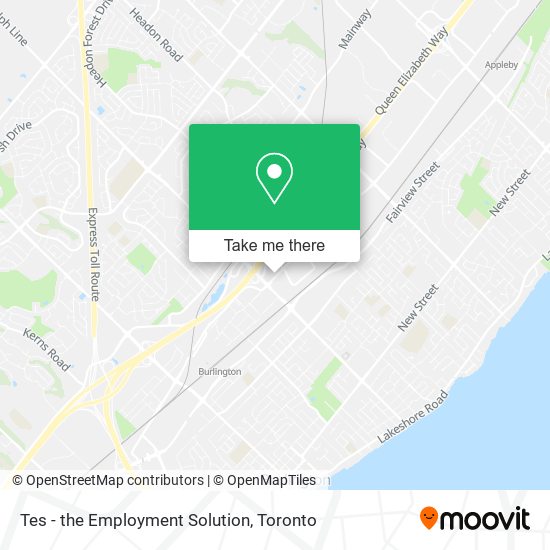 Tes - the Employment Solution map