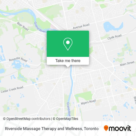 Riverside Massage Therapy and Wellness map
