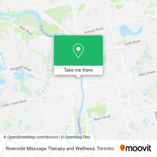 Riverside Massage Therapy and Wellness map