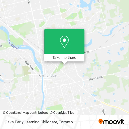 Oaks Early Learning Childcare map