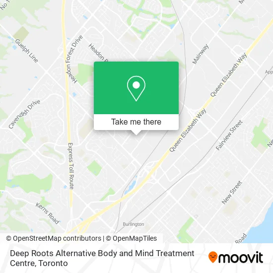 Deep Roots Alternative Body and Mind Treatment Centre map
