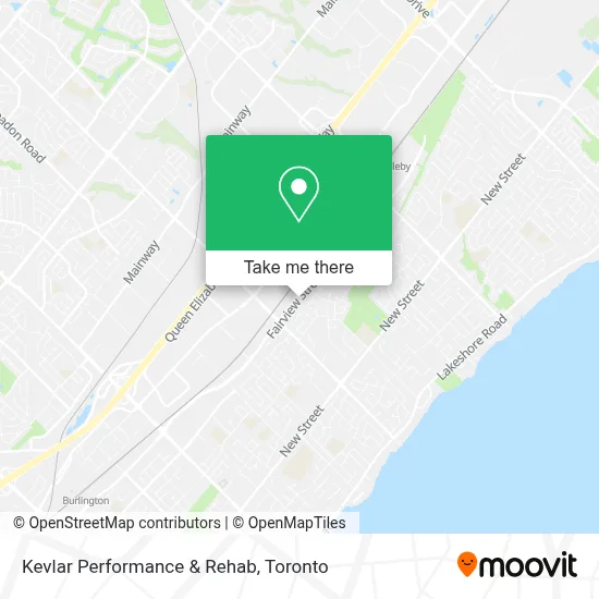 Kevlar Performance & Rehab map