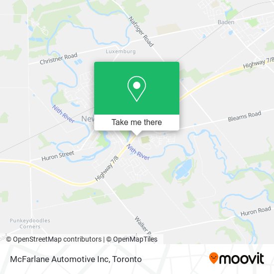 McFarlane Automotive Inc map