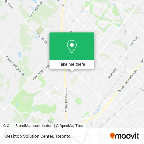 Desktop Solution Center map