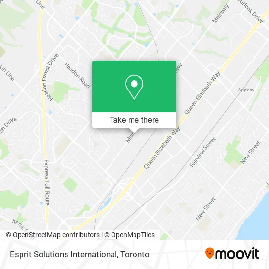Esprit Solutions International map