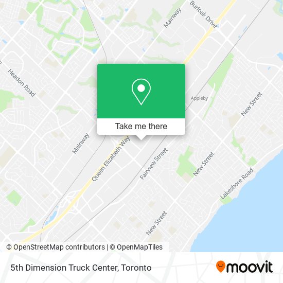 5th Dimension Truck Center map