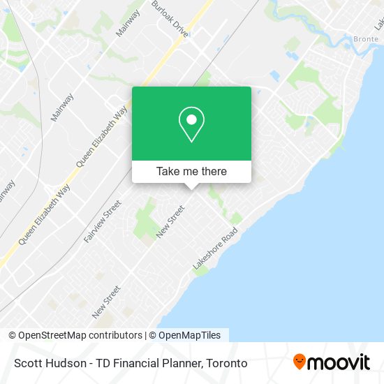 Scott Hudson - TD Financial Planner map