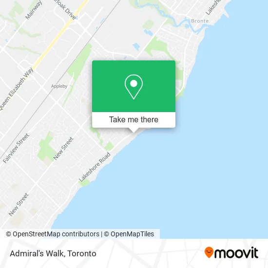 Admiral's Walk map