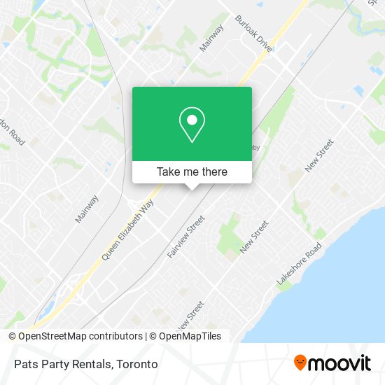 Pats Party Rentals plan