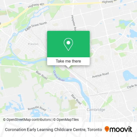 Coronation Early Learning Childcare Centre map