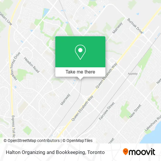 Halton Organizing and Bookkeeping map