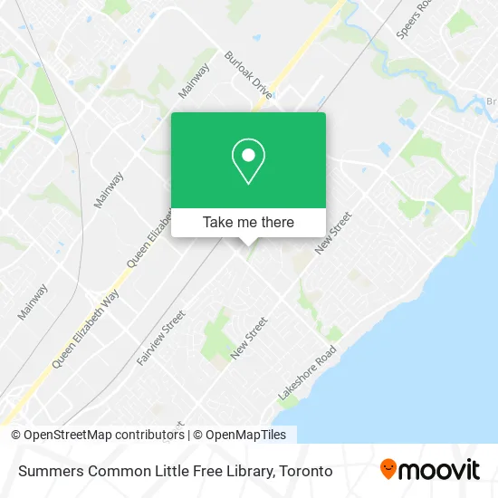 Summers Common Little Free Library map