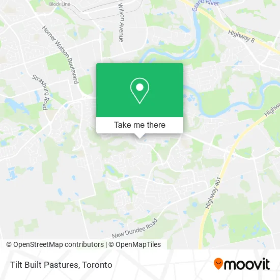 Tilt Built Pastures map