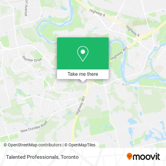 Talented Professionals map