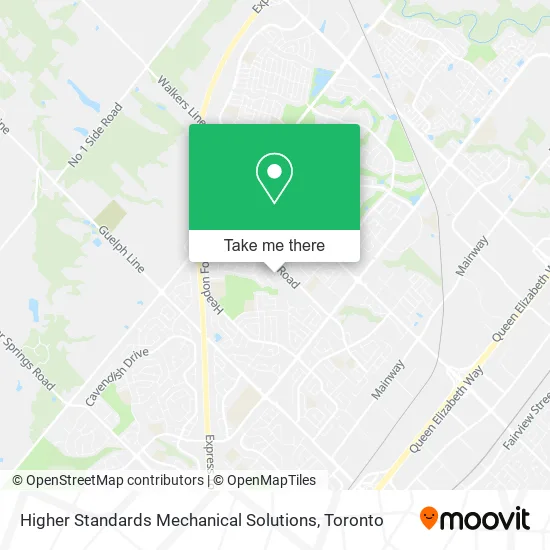 Higher Standards Mechanical Solutions map