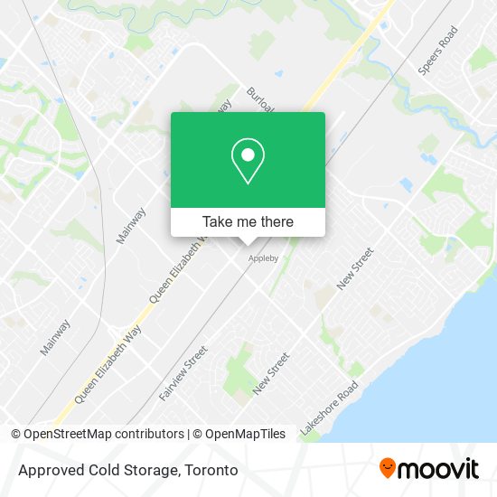 Approved Cold Storage map