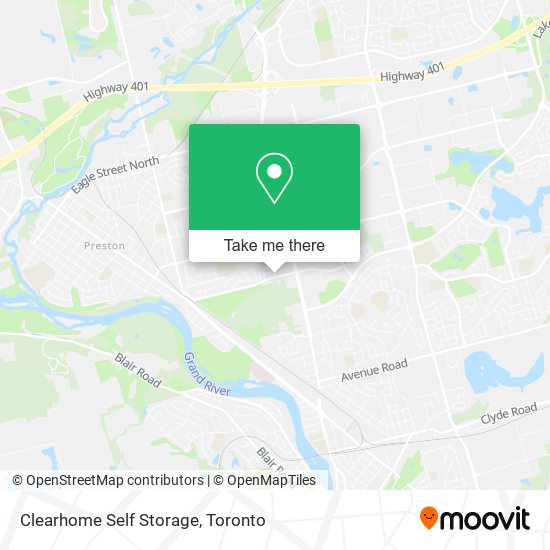 Clearhome Self Storage plan