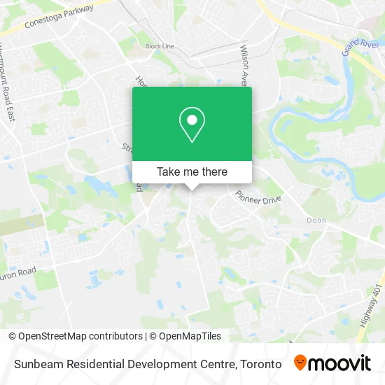 Sunbeam Residential Development Centre map