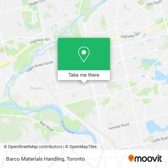 Barco Materials Handling map
