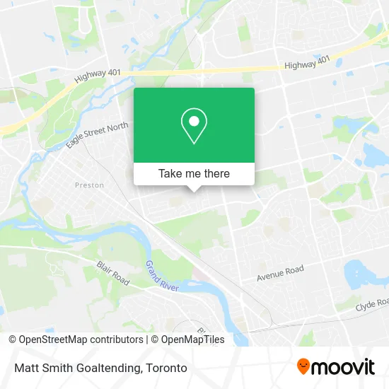 Matt Smith Goaltending map