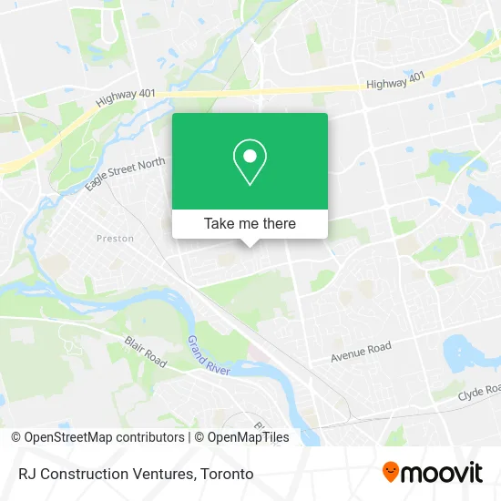 RJ Construction Ventures map