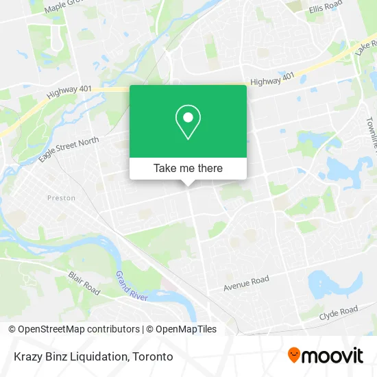Krazy Binz Liquidation map