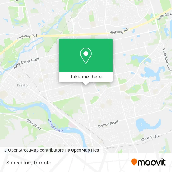Simish Inc map