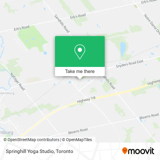Springhill Yoga Studio map