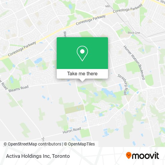 Activa Holdings Inc map