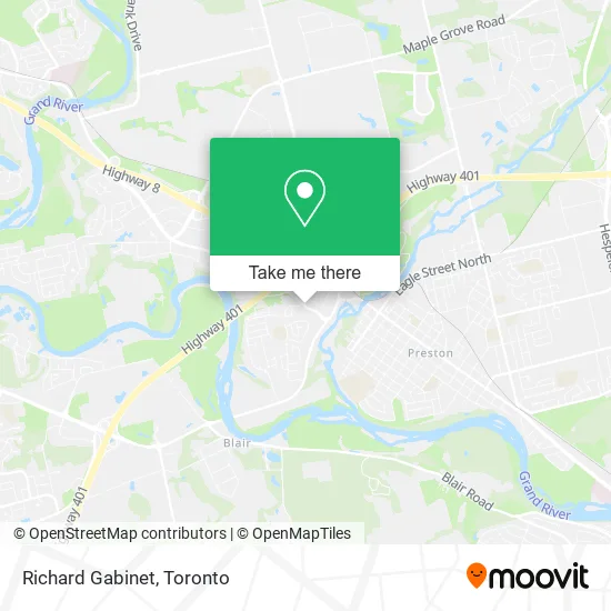 Richard Gabinet map
