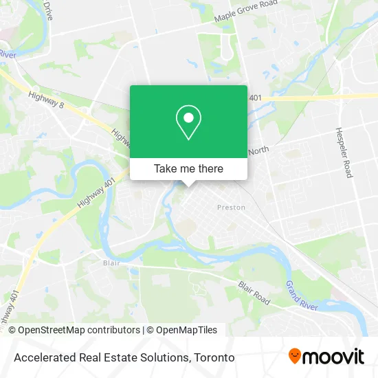 Accelerated Real Estate Solutions map