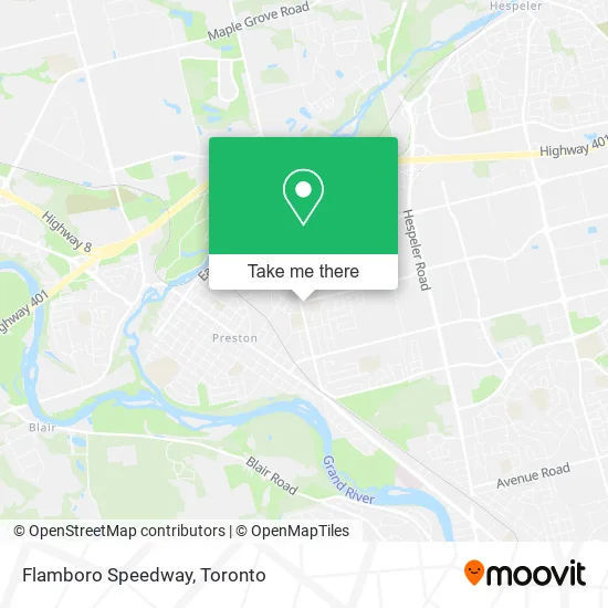 Flamboro Speedway map