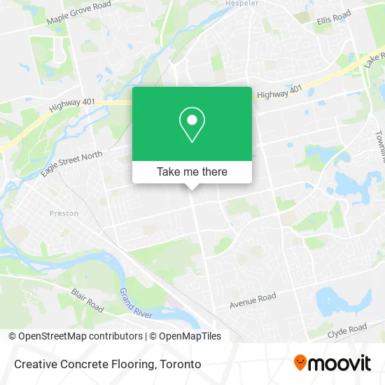 Creative Concrete Flooring map