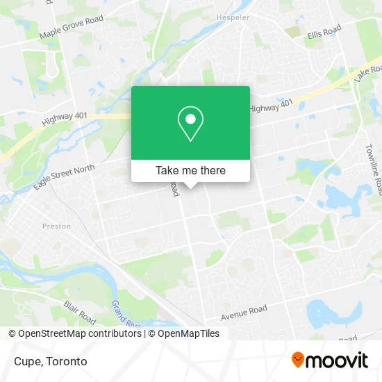 Cupe map