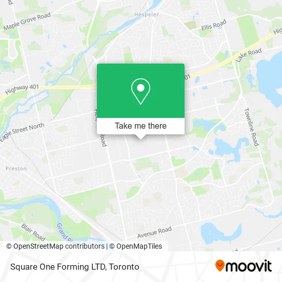 Square One Forming LTD map