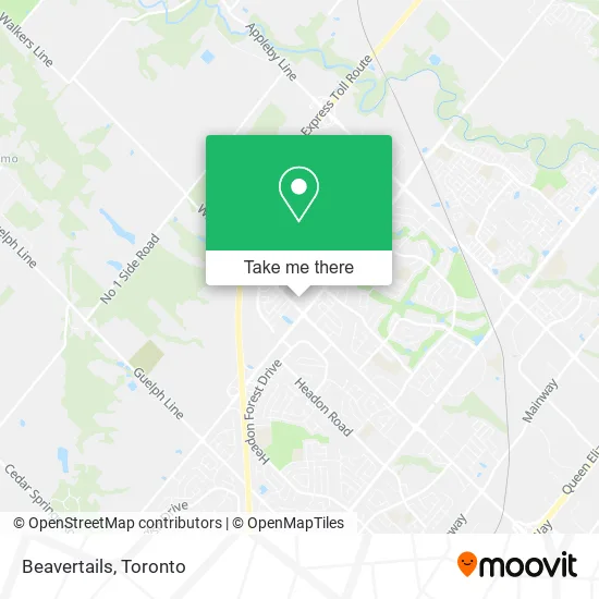 Beavertails map