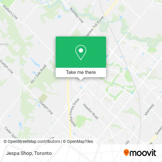 Jespa Shop map