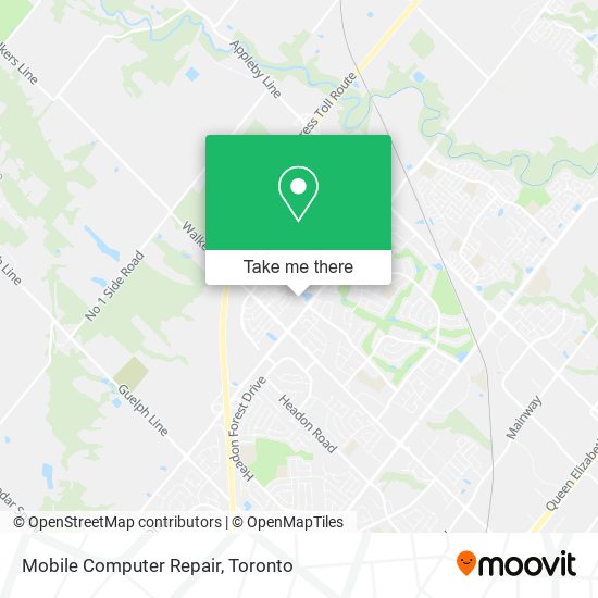 Mobile Computer Repair map
