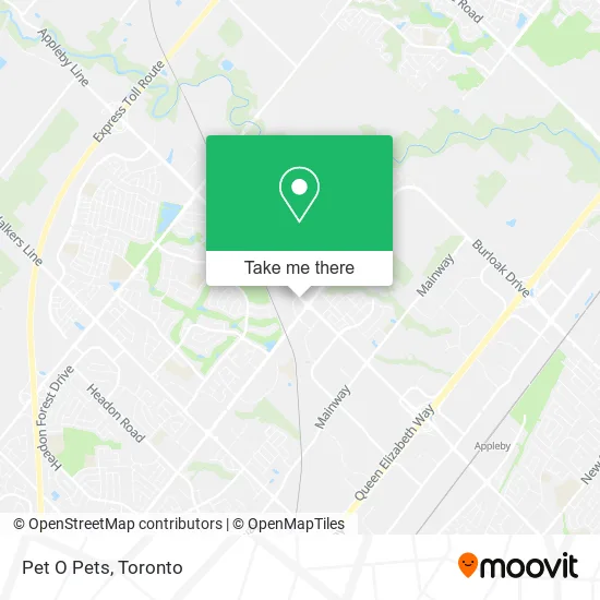 Pet O Pets map