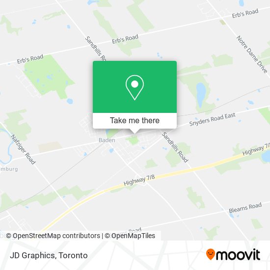 JD Graphics map
