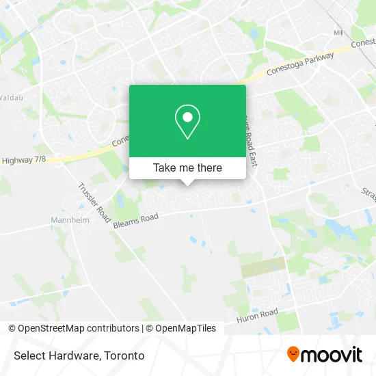 Select Hardware map