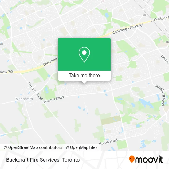 Backdraft Fire Services map