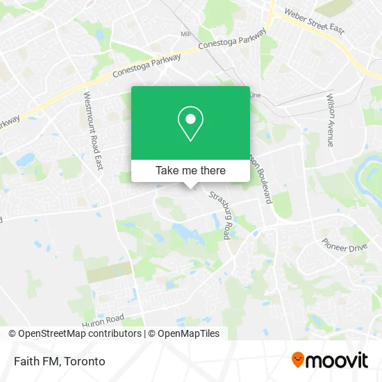 Faith FM map
