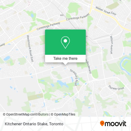 Kitchener Ontario Stake map