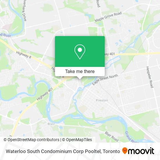 Waterloo South Condominium Corp Pooltel map