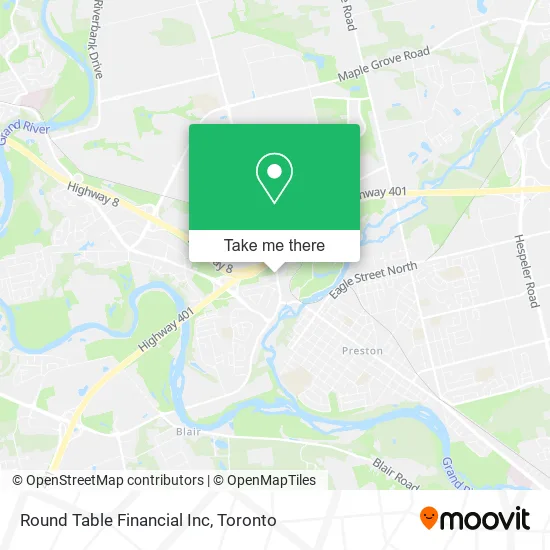Round Table Financial Inc map