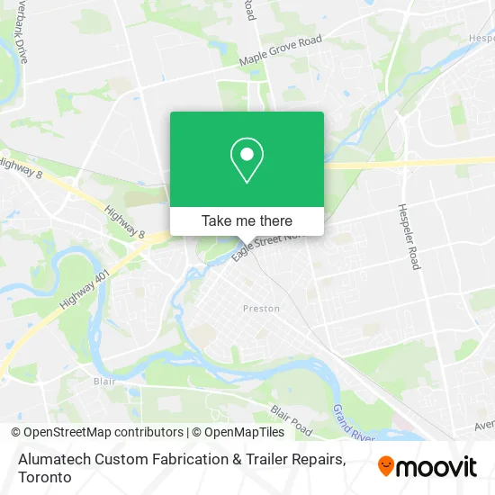 Alumatech Custom Fabrication & Trailer Repairs map