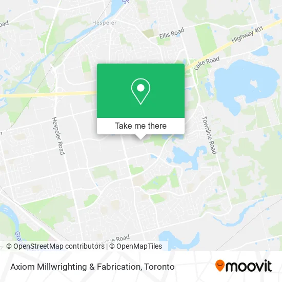 Axiom Millwrighting & Fabrication map