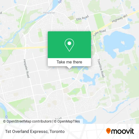 Tst Overland Expressc map