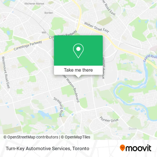 Turn-Key Automotive Services map